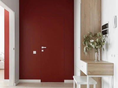 45m²住宅，个性红＋极简白，唤醒空间活力