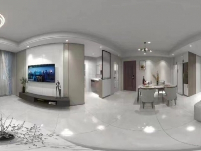 华贝小区100平现代轻奢