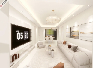 云生装饰案例 || 115㎡「 治愈奶油风· 像午后的阳光.温暖细腻」